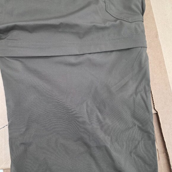 Columbia Pants Men 40x30 Hiking Convertible Zip Off Ripstop Brown NWOT - Picture 12 of 13